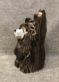 9" Brown Waving Bear