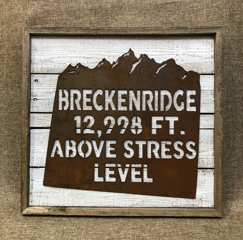Breckenridge: 12,998 Above Stress Level