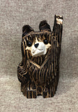9" Brown Waving Bear