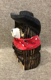 9" Brown Cowboy Bear