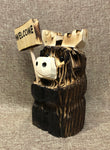 9" Moose Tilt With Sign